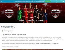 Tablet Screenshot of hollywoodfc.org